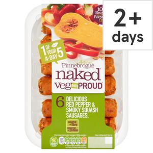 Naked Vegetable & Proud Red Pepper & Squash Sausages 270G