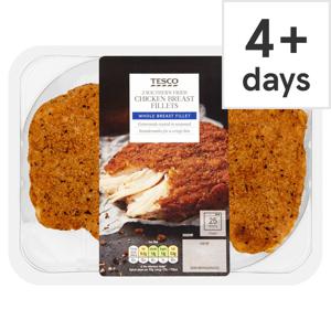 Tesco 2 Southern Fried Breaded Chicken Fillets 300G