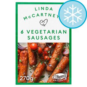 Linda Mccartney 6 Vegetarian Sausages 270G