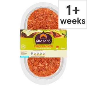 Shazans Firecracker Lamb Burgers 454G