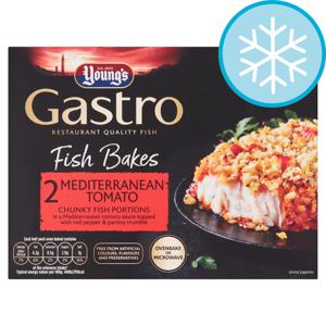 Youngs Gastro 2 Mediterranean Tomato Fish Bakes 340G