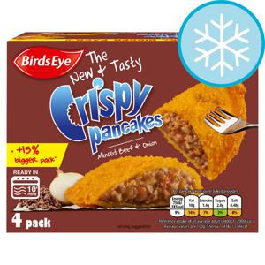 Birds Eye Crispy Pancakes Beef & Onion 4 Pack 266G