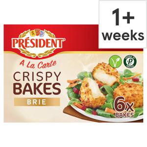 President A La Carte Crispy Bake With Brie 6X25g