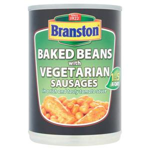 Branston Baked Beans & Vegetarian Sausage 400G