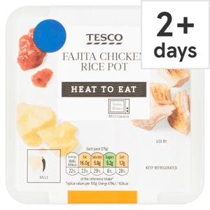 Tesco Fajita Chicken Rice Pot 275G