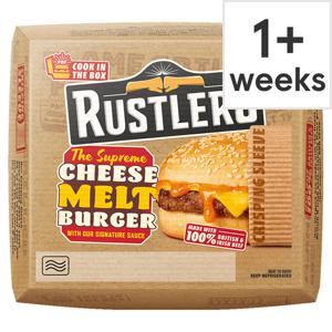 Rustlers The Supreme Cheese Melt Burger 173G