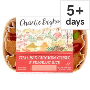 Charlie Bigham's Thai Red Chicken Curry & Rice 418G