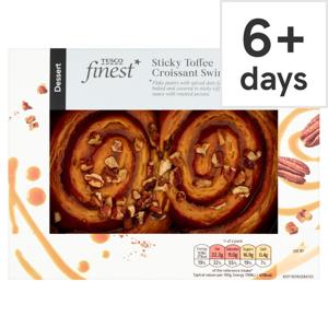 Tesco Finest Sticky Toffee Croissant Swirls 175G