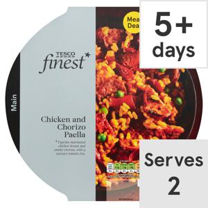 Tesco Finest Chicken & Chorizo Paella 700G