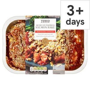 Tesco Mexican Inspired Salmon Bake 400G