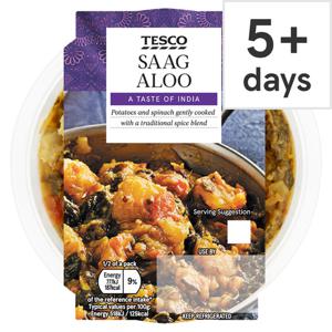 Tesco Indian Saag Aloo 300G