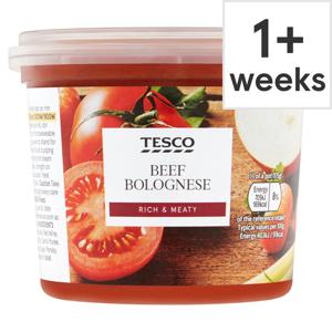 Tesco Beef Bolognese Sauce 350G