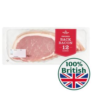 Morrisons Smoked Back Bacon 12 Rashers