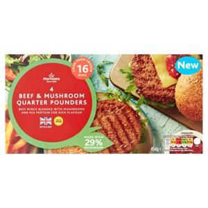 Morrisons Flexitarian Quarter Pounder Burgers