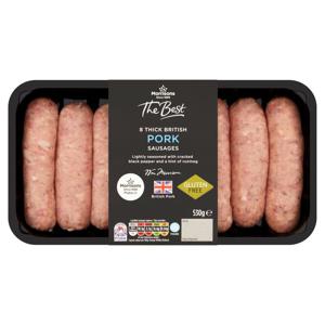 Morrisons The Best 8 Pork Sausages