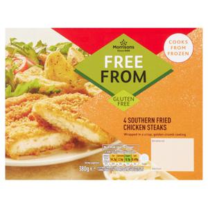 Morrisons Free From Frozen Southern Fried Chicken Steaks