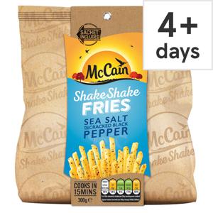 Mccain Fries Salt & Black Pepper 300G