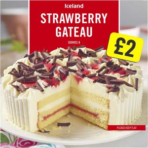 Iceland Strawberry Gateau 600g