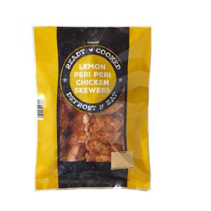 Iceland Ready Cooked Lemon Peri Peri Chicken Skewers 340g