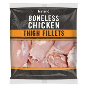 Iceland Boneless Chicken Thigh Fillets 800g