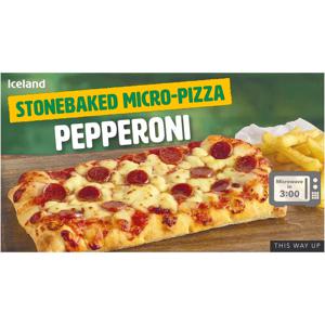 Iceland Stonebaked Micro-Pizza Pepperoni 160g