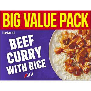 Iceland Beef Curry with Rice 500g