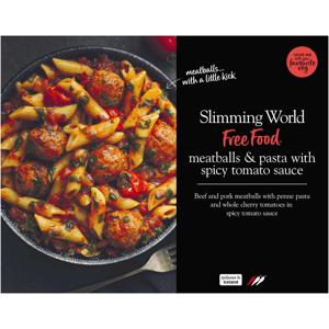 Slimming World Meatballs & Pasta with Spicy Tomato Sauce 550g