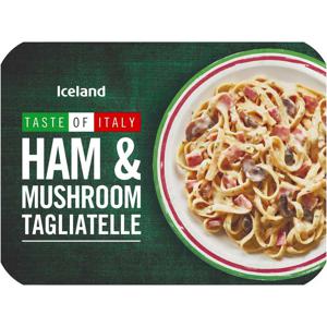 Iceland Ham & Mushroom Tagliatelle 400g