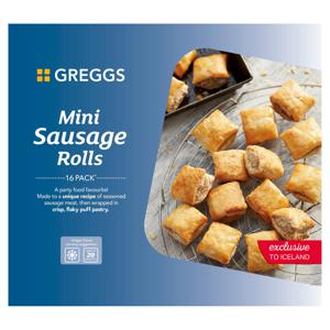 Greggs 16 Mini Sausage Rolls 433g