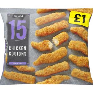 Iceland 15 (approx.) Chicken Goujons 240g