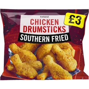 Iceland Southern Fried Chicken Drumsticks 850g