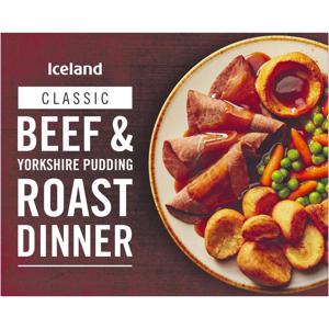 Iceland Beef & Yorkshire Pudding Roast Dinner 450g