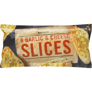 Iceland 6 Garlic and Cheese Slices 200g