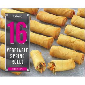 Iceland 16 Vegetable Spring Rolls 320g