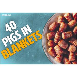 Iceland 40 (approx.) Pigs in Blankets 840g