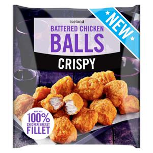 Iceland Crispy Battered Chicken Balls 540g