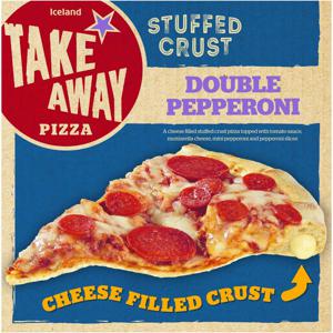 Iceland Stuffed Crust Double Pepperoni Pizza 445g