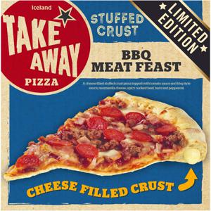 Iceland Stuffed Crust BBQ Meat Feast Pizza 475g