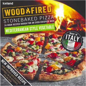 Iceland Mediterranean Style Vegetable Stonebaked Pizza 401g