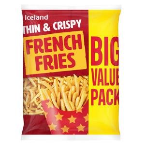 Iceland Thin & Crispy French Fries 2.55kg