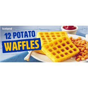 Iceland 12 Potato Waffles 680g