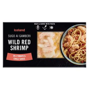 Iceland Wild Red Shrimp in a Tomato and Chilli Sauce 300g