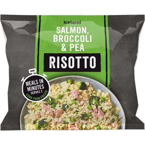 Iceland Meal in a Bag Salmon, Broccoli & Pea Risotto 750g