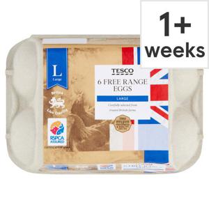 Tesco Large Free Range Eggs 6 Pack