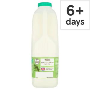 Tesco Semi Skimmed Milk 1.13L/2 Pints