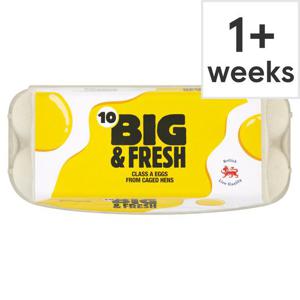 Big & Fresh Mixed Sized Eggs 10 Pack