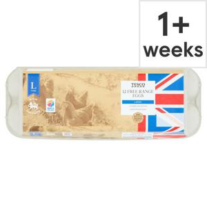 Tesco Large Free Range Eggs 12 Pack