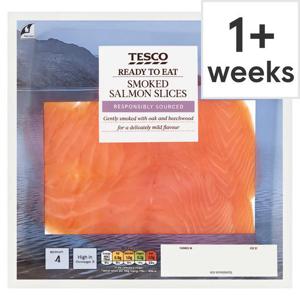 Tesco Smoked Salmon 120G