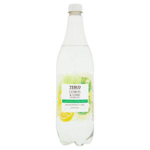 Tesco Sparkling Water Lemon & Lime 1 Litre