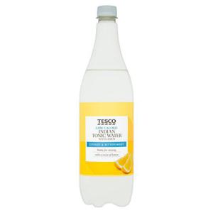 Tesco Low Calorie Indian Tonic Water With Lemon 1 Litre